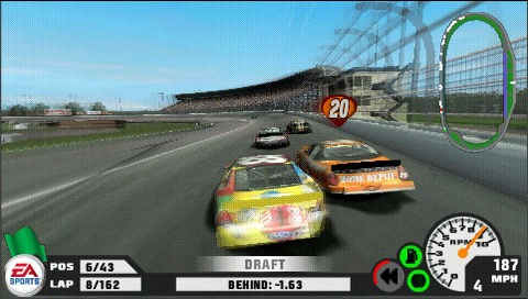 NASCAR screenshot 3 for PSP